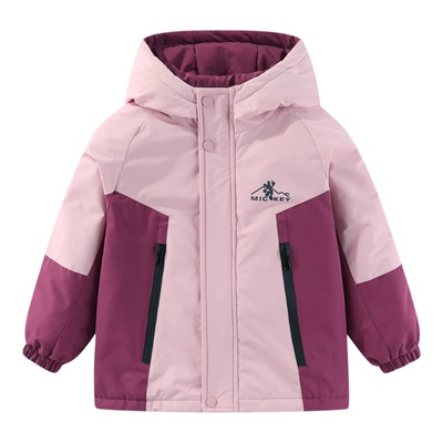 正品迪士尼童装女童三合一羽绒服儿童户外棉衣男童秋冬季羽绒内胆