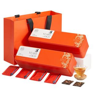 首作福鼎老白茶陈皮白茶饼寿眉小方片陈皮茶老陈皮茶叶礼盒焖茶壶