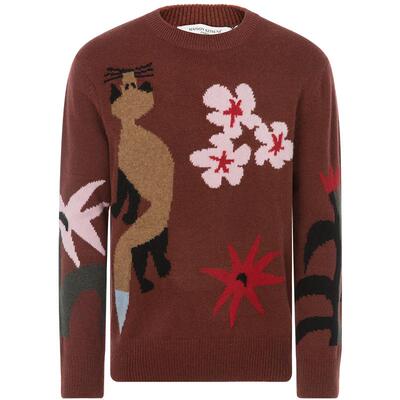 MAISONKITSUNE日常宽松休闲毛衣