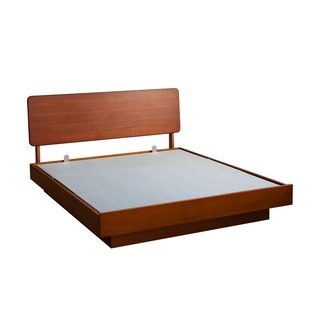 【小万家具】北欧实木储物床1.5小户型主卧1.8双人复古收纳箱体床