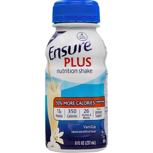美国雅培Ensure安素成人术后蛋白质营养液体奶加强版237ml*24瓶