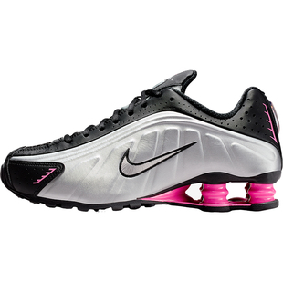 Nike/耐克正品Shox R4 女士低帮气柱缓震耐磨运动鞋AR3565-012