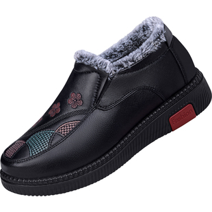 老人棉鞋女冬季加绒加厚防滑老北京布鞋中老年奶奶保暖软底妈妈鞋
