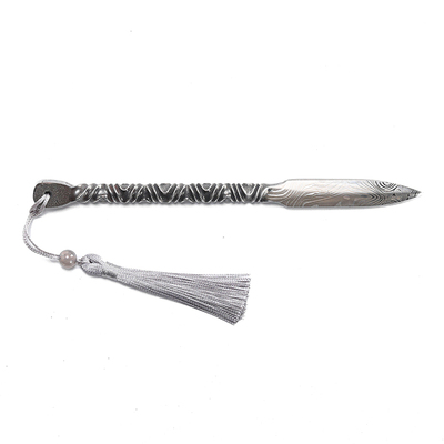 万斯坚大马士革304全钢茶刀茶针