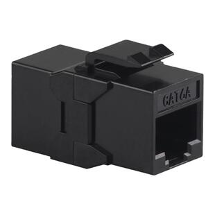 SETO超六类电脑网线插座直通模块万兆非屏蔽延长水晶头对转接器