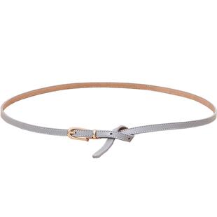 【100%头层牛皮】简约细腰带女士真皮韩版装饰皮带女款配连衣裙带