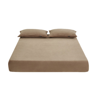 梦缇莎单件牛奶绒床笠三件套秋冬加厚保暖珊瑚绒法兰绒床垫保护罩