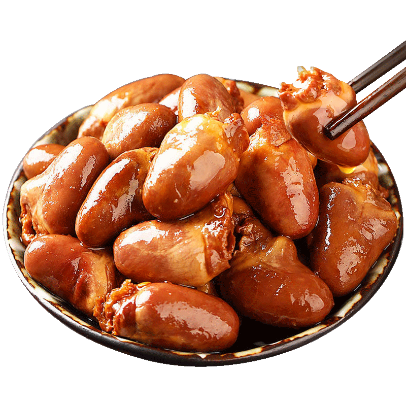 香辣鸭心即食卤味鸭肉类零食熟食店成品充饥夜宵非鸡心鸭货休闲食