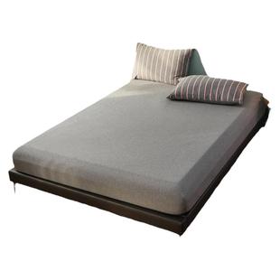 天竺棉床笠枕套三件套全棉针织棉床罩A类裸睡学生宿舍二件套床品