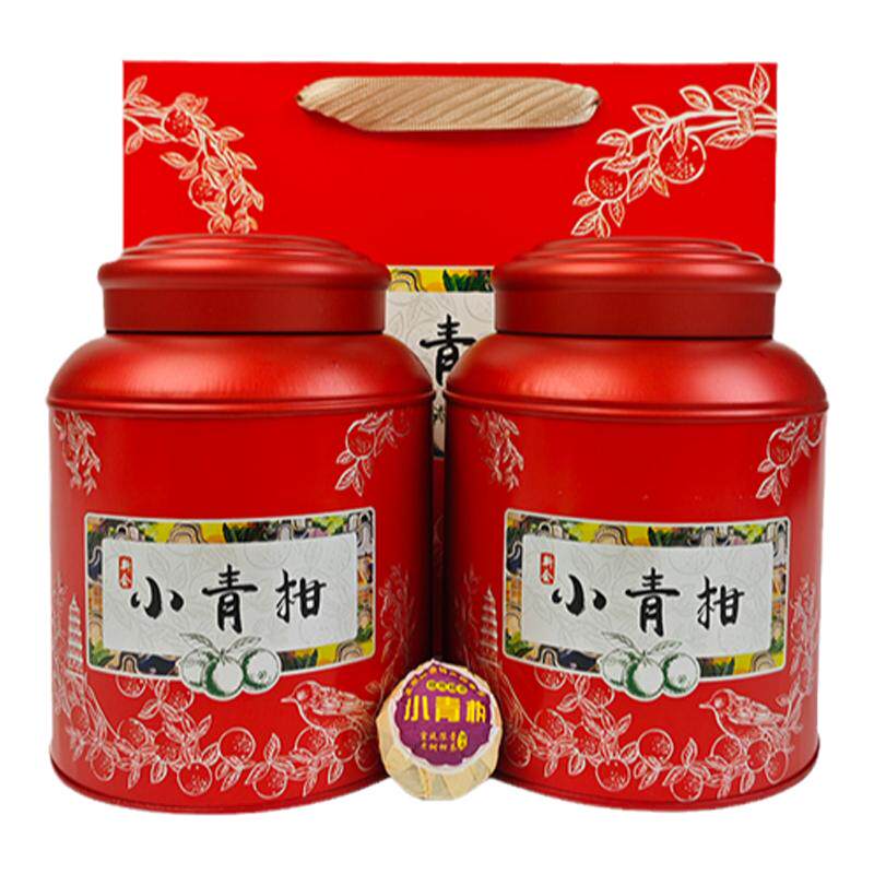 广东新会小青柑普洱茶特级上等小青柑陈皮普洱柑普茶罐装送礼500g