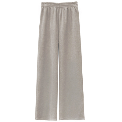 韩版加厚阔腿裤秋冬直筒裤