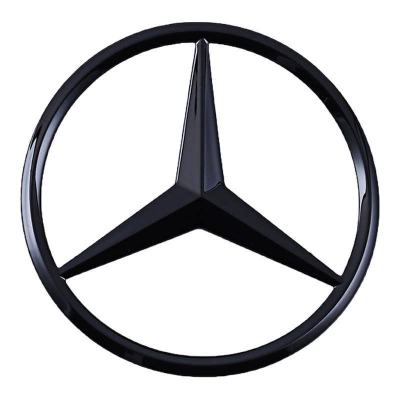 适用于奔驰新E级A级S级/GLC/GLE/GLB/CLA级C260L后尾箱三叉车标志