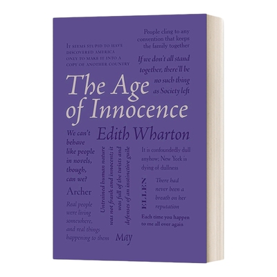 英文原版 The Age Of Innocence 纯真年代 云经典 英文版 进口英语原版书籍
