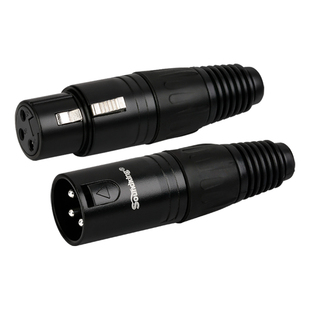 soundking音王C11-12 卡侬公母插头三芯话筒卡农头专业XLR转接头