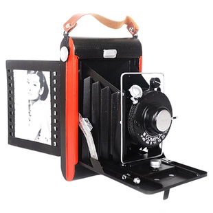 老式古董照相机模型复古风相机道具上海民国怀旧老物件博古架摆件