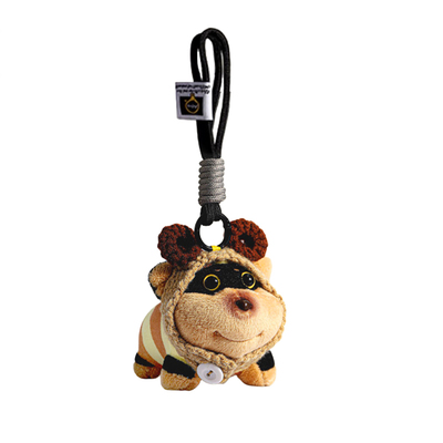 JOJO'S L. PD.material.原创diy蜜蜂包包挂件毛绒钥匙扣 | 粗料