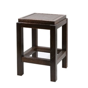 实木中式餐桌凳家用复古茶室凳子禅意板凳禅意茶楼换鞋凳四方凳