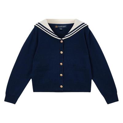 elandkids女童复古针织套装