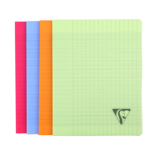 法国Clairefontaine克莱芳丹半透明封皮A5横翻笔记本书法方格英文