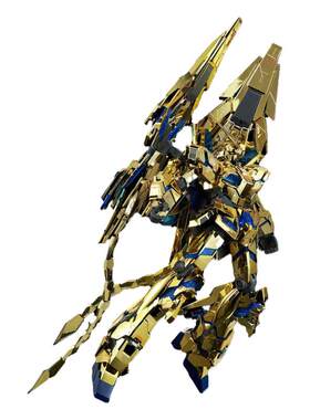 大班6642S 金凤凰NT菲尼克斯 MG 独角兽三号机拼装模型机甲手办