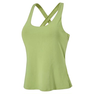 运动内衣女速干健身背心吊带假两件美背普拉提撸铁瑜伽上衣夏薄款