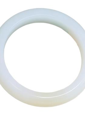 珪宝和田玉糖羊脂玉手镯女57.5mm