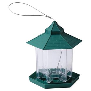 户外布施喂鸟器室外阳台自动投食器庭院悬挂式喂食器野外麻雀鸟食