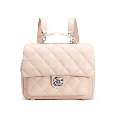 欧时纳华夫双肩包精致通勤背包