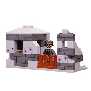 适用于乐高二战军事积木人仔士兵小人偶武器炮车男孩拼装兵人玩具