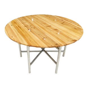 饭店实木餐桌杉木大圆桌家用圆台实木桌折叠圆桌1.41.5米1.8m1.6