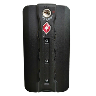 JSL TSA007通关密码锁箱包配件密码锁行李箱锁拉杆箱铝框箱锁1605