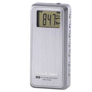 日本原装DSP立体声收音机P334便携迷你存60个台全新数字收音机