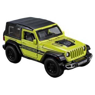 1/36牧马人卢比肯合金车模仿真汽车模型绿色开门回力儿童玩具车