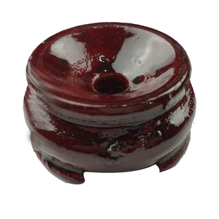 安心殿 工艺品木质水晶球底座蛋雕文玩葫芦底座核桃底座木托摆件