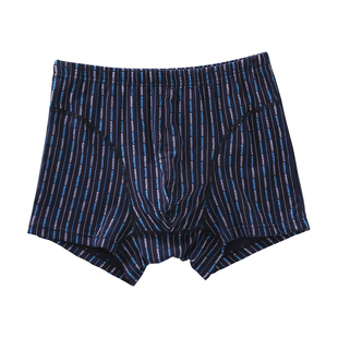 ab内裤男正品纯棉抗菌短裤中高腰宽松四角裤弹力棉平角裤透气0813