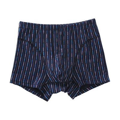 ab男士抗菌弹力棉宽松透气平角裤