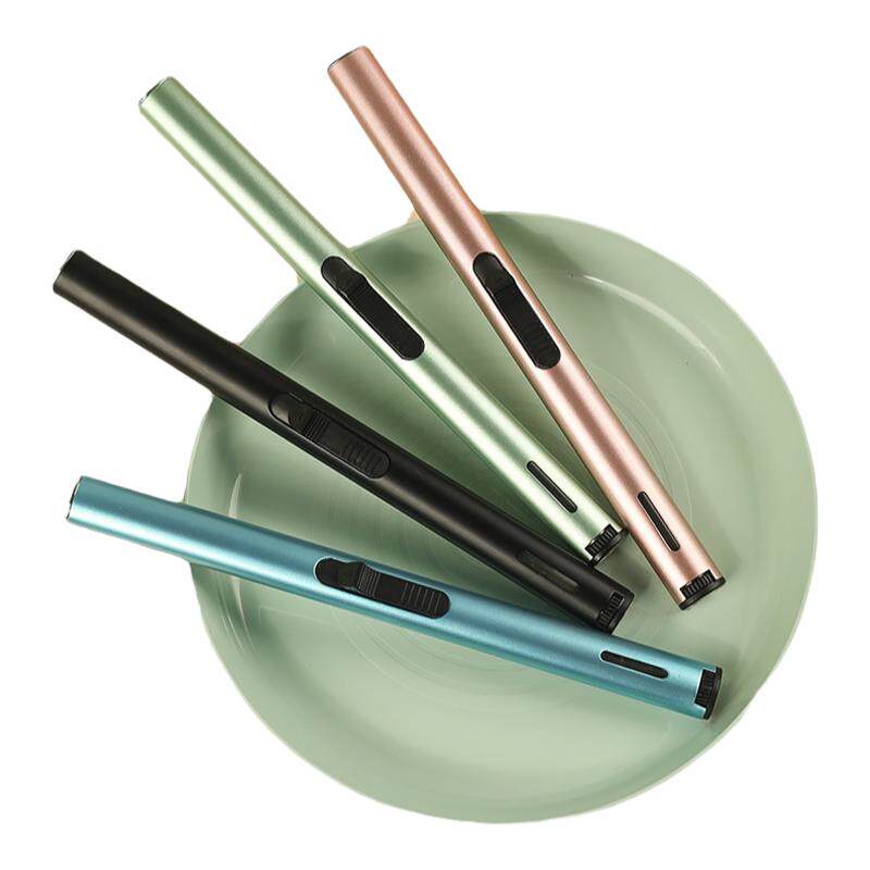 蜡烛香薰点火器电子脉冲充电款煤气灶艾灸点火枪家用打火机长手柄