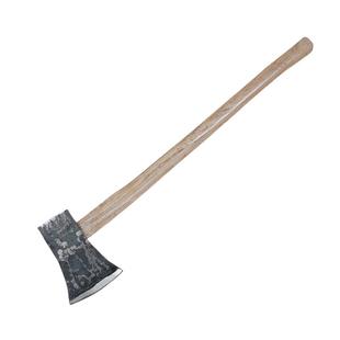 轨道钢锻打斧头碳钢劈柴斧户外开山斧家用劈柴砍树木工斧砍伐斧子