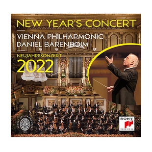 现货 2022年维也纳新年音乐会 2CD 巴伦博伊姆 New Years Concert
