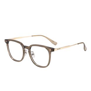 Shawnlee冷茶色眼镜框女款大框防蓝光近视可配高度数男眼镜架韩版