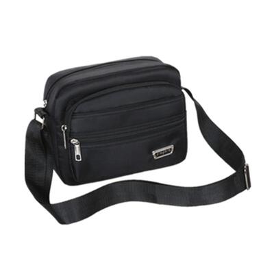 收钱单肩包休闲斜挎包男包防水挎包做生意收钱包多层韩版男士挎包