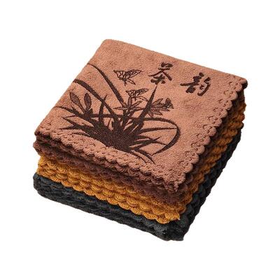 功夫高档茶布吸水加厚茶具抹布垫