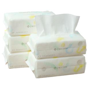 洁丽雅一次性洗脸巾女洁面巾抽取式洗面擦脸美容化妆棉5包柔巾