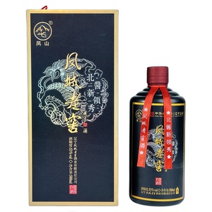 凤城老窖北酱黑瓶 53度酱香酒 国标优级 原酒酿造2017 中华老字号