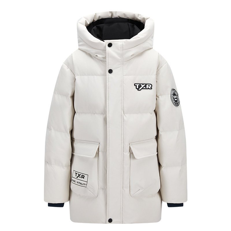 【太阳雪人明星同款】儿童羽绒服男童2025冬季新款女童中长款外套