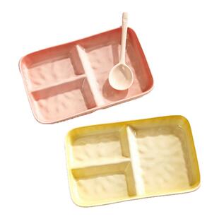 211减脂餐盘大人分餐盘家用陶瓷分格减肥餐儿童分隔brunch早餐盘