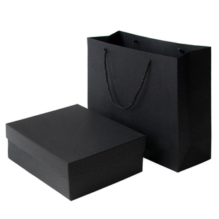 复古简约礼品袋生日圣诞节礼物袋子包装纸袋纸盒空盒子套装送男生