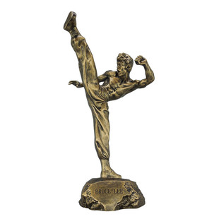 李小龙人物雕塑模型办公室卧室房间桌面摆件创意家居装饰品送礼品