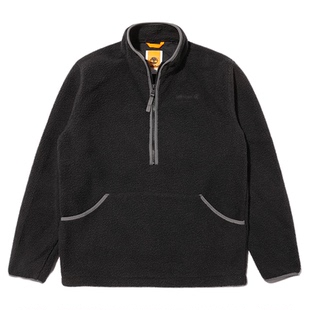 Timberland添柏岚运动户外男款立领半拉链保暖抓绒衣套头衫A2GN9