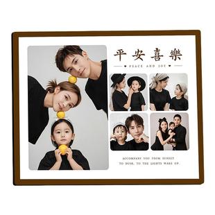 相册摆台全家福洗照片做成相框定制相片加打印高级婚纱照挂墙水晶